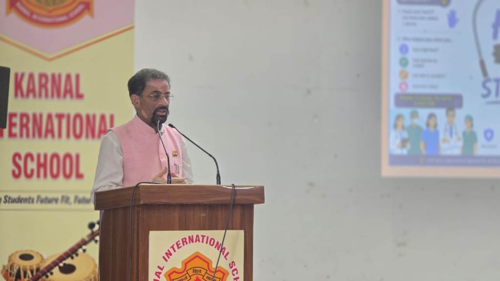 Students get career guidance on Doctors Day at Karnal International School